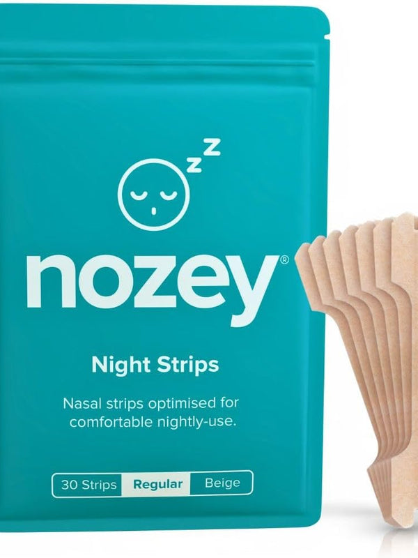 Night Strips - 30 Pack Night-Time Nasal Strips: Improve Sleep Quality, Relieve Nasal Congestion, Reduce Snoring & Mouth Breathing. Support for Allergies, Colds, Deviated Septum'S & Better Breathing.
