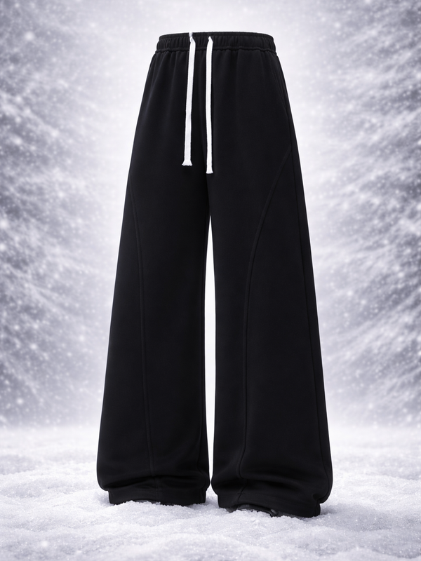 Atlas Unisex Drawstring Pants with Curved Blade Design